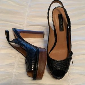 Ann Taylor Simone Platform Slingback (size 7.5)